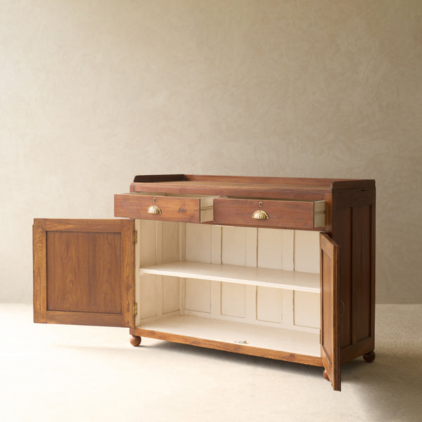 Vintage Teak Sideboard with Drawers | Natural
