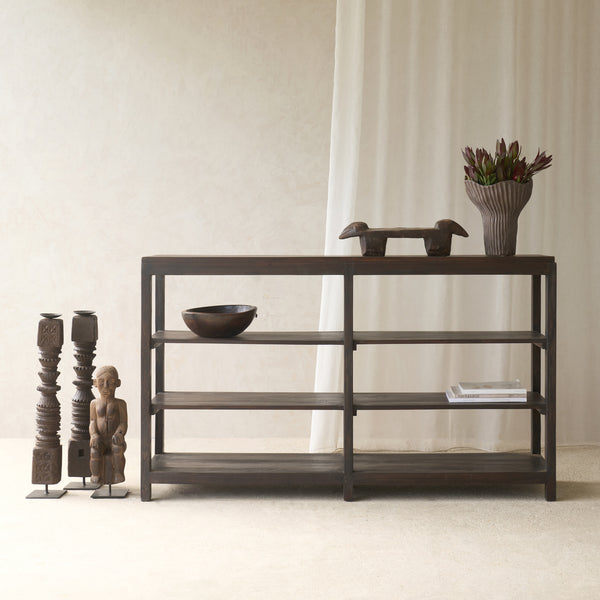 Vintage Medium Shelf | Dark Teak