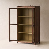 Vintage Tall Cabinet | Coffee Brown - Originals Furniture