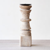 Wooden Candle Stand - Tall