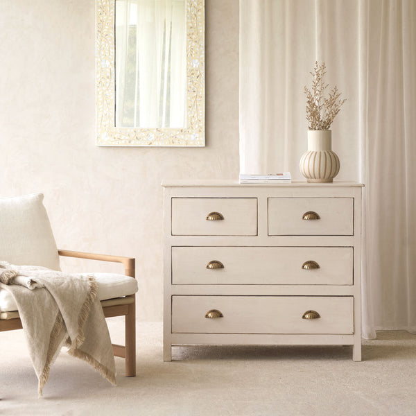 Vintage Chest of Drawers | Chalk