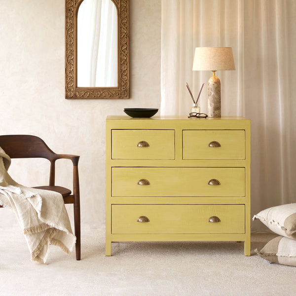 Vintage Chest of Drawers | Custard