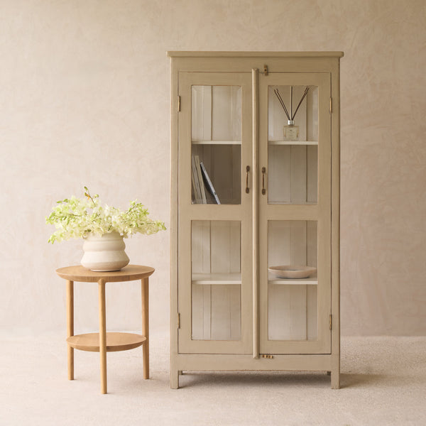 Vintage Tall Cabinet | Linen - Originals Furniture