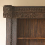 Vintage Carved Architectural Bookcase