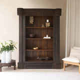 Vintage Carved Architectural Bookcase