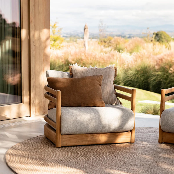 Clipper Outdoor Cushion | Tobacco (40 x 60cm)