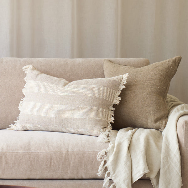 Carson Cushion | Natural (40 x 60cm)
