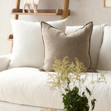 Flaxmill Cushion | Doeskin (50 x 50cm) - Originals Furniture