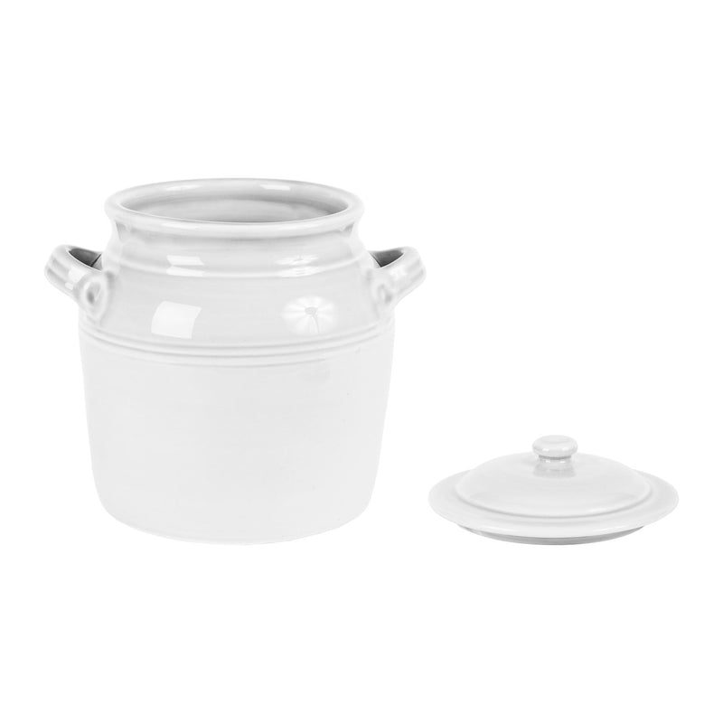 Dulci Pot with Lid | White (23cm)