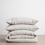 Linen Duvet Set | Smoke Grey (King Size)