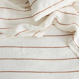 Linen Duvet Set | Cedar Stripe