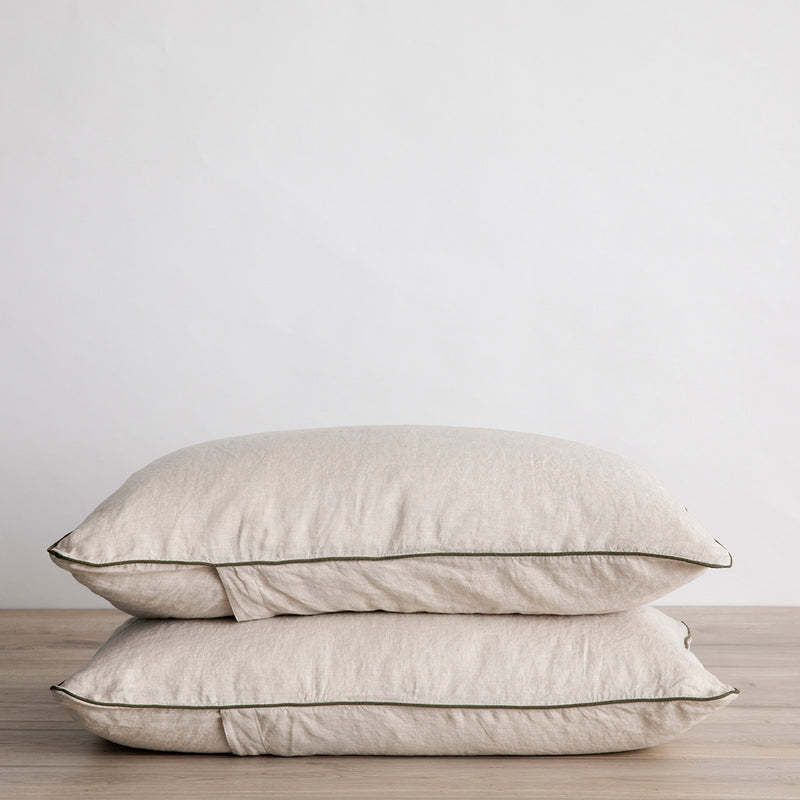 Pillowcase Set of 2 | Natural & Forest