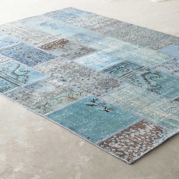 Patchwork Rug | Blue W173 x L241 cm