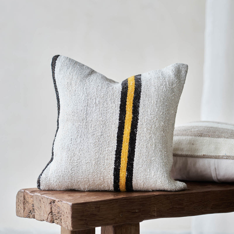 No. 5 | Turkish Hemp Cushion - Natural