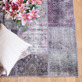 Patchwork Rug | Rustic Purple W206 x L309cm