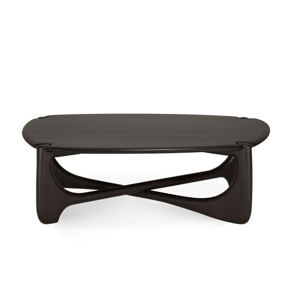 PI Pebble Coffee Table | Mahogany - Dark Brown (134cm)