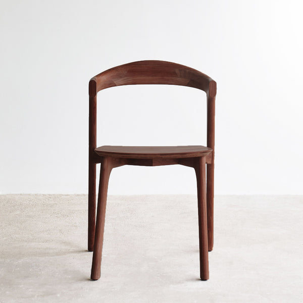 Ethnicraft Bok Dining Chair Solid Teak Walnut Stain from Originals Furniture Singapore