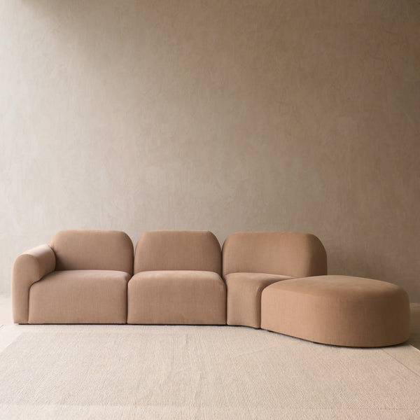 Bulky Modular Sofa | Sepia (315cm)