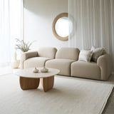 Bulky Modular Sofa | 3 Seater - Almond (270cm)