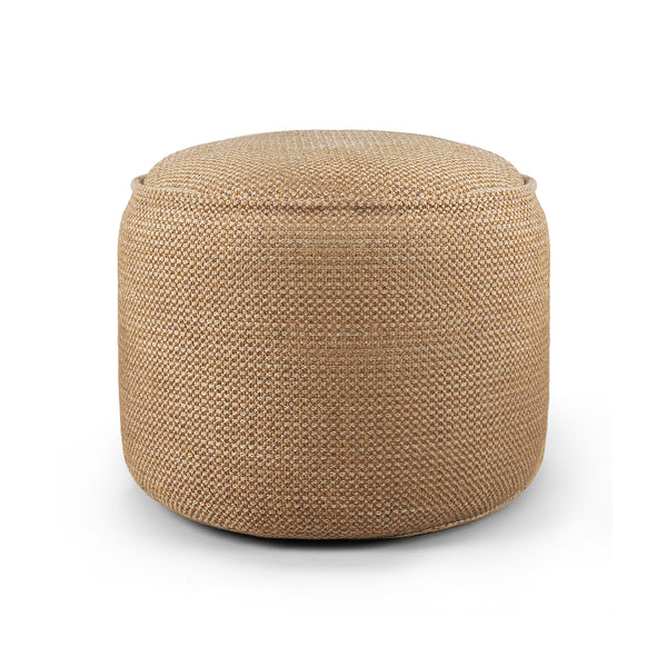 Donut Outdoor Pouf | Marsala Check (50cm)