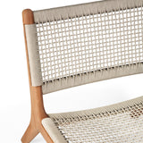 Jack Woven Outdoor Lounge Chair | Beige (63cm)
