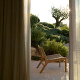 Jack Woven Outdoor Lounge Chair | Beige (63cm)