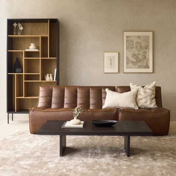 N701 Modular Sofa Set | 3 Seater - Chestnut (220cm)