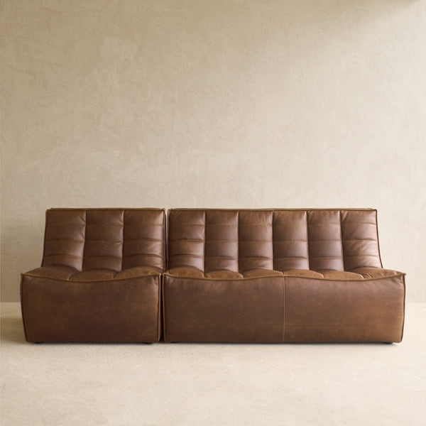 N701 Modular Sofa Set | 3 Seater - Chestnut (220cm)