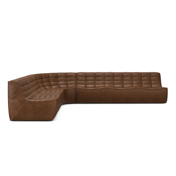 N701 Modular Sofa Set | Chestnut (330cm)