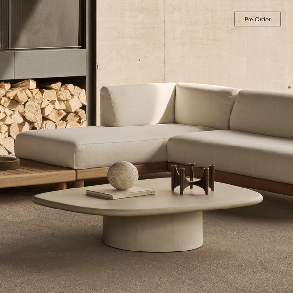 Elements Outdoor Coffee Table | Pebble (134cm)
