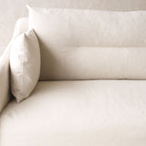 Weave Fabric Sofa | 3 Seater - Bone