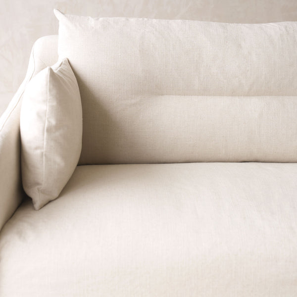 Weave Fabric Sofa | 3 Seater - Bone