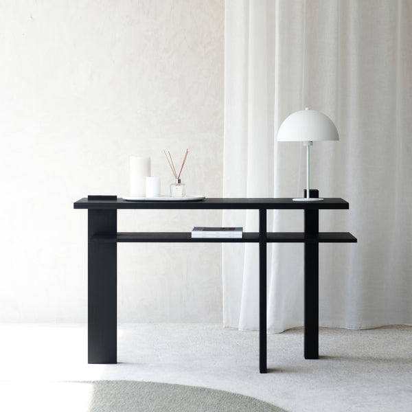 Ethnicraft abstract TV console in black - Originals Furniture SIngapore