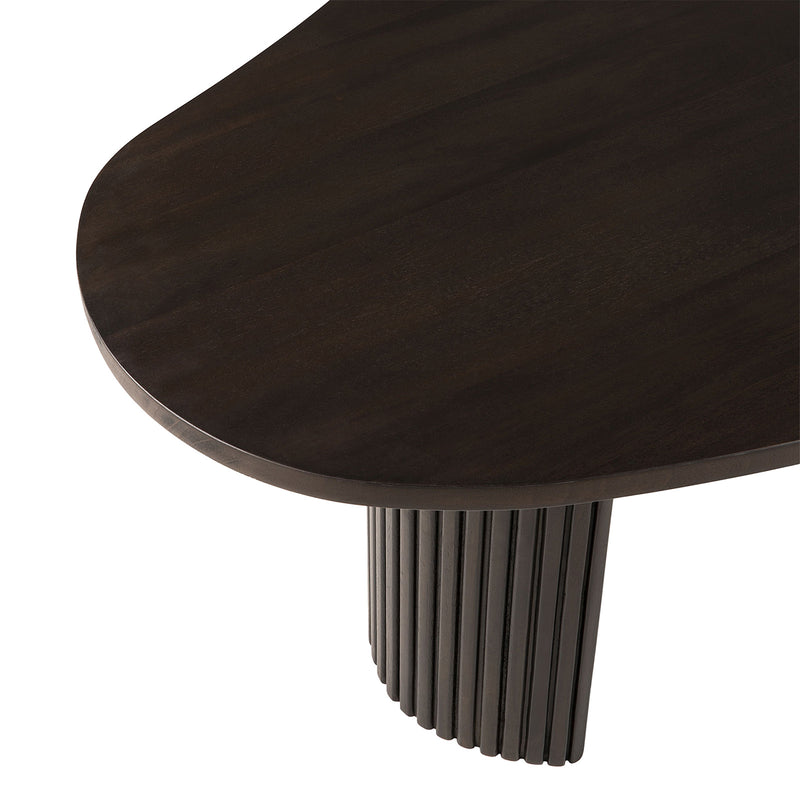 Ethnicraft boomerang mahogany coffee table in large - Originals Furniture Singapore 