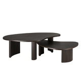 Ethnicraft boomerang mahogany coffee tables - Originals Furniture Singapore 