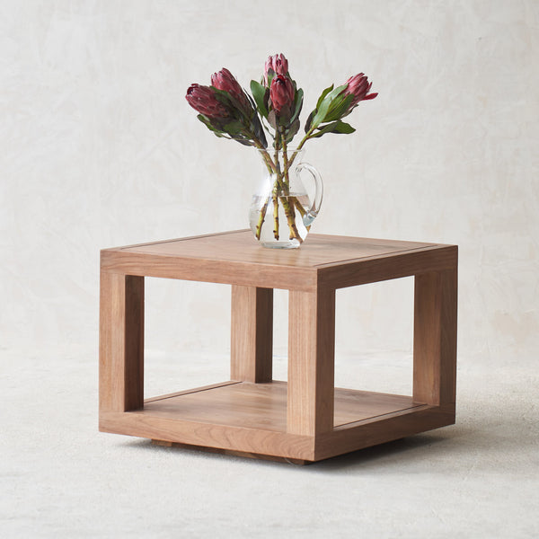 Duplex Side Table | Teak