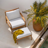 Jack Outdoor Armchair | Off White (76cm)