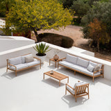 Jack Outdoor Sofa | 3 Seater - Off White (265cm)