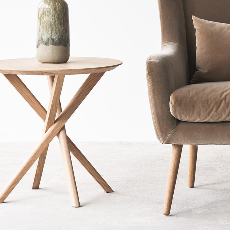 Mikado oak side table - Originals Furniture Singapore