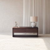 Nordic TV Console | Walnut