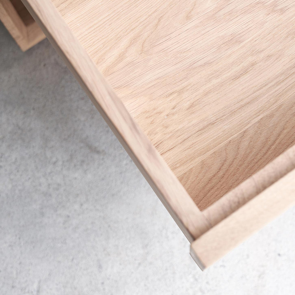 Ethnicraft Oak Coffee Table Nordic 1 Drawer Rectangular Originals