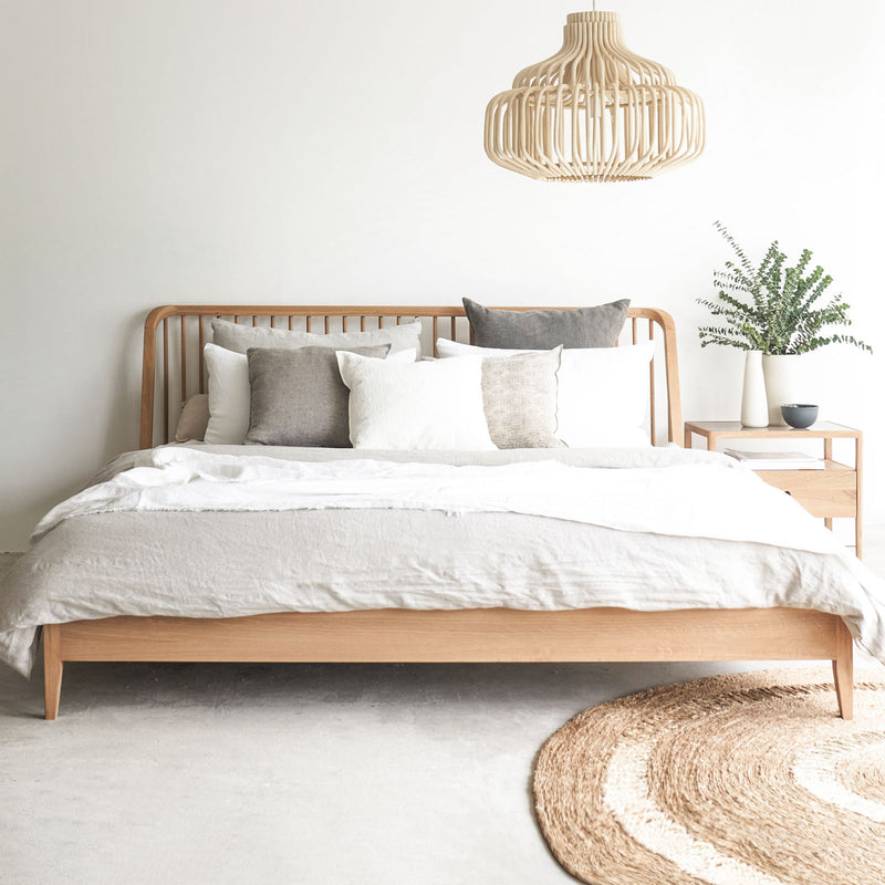 Spindle Bed Frame | Oak