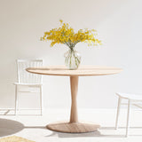 Torsion Round Dining Table | Oak (127cm)