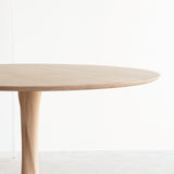 Ethnicraft Oak Round Torsion Dining Table Abstract from Originals Furniture Singapore