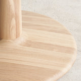Torsion Round Dining Table | Oak (90cm)