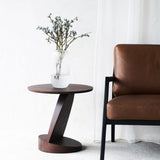 Ethnicraft Oblic Side Table Teak brown from Originals Furniture Singapore