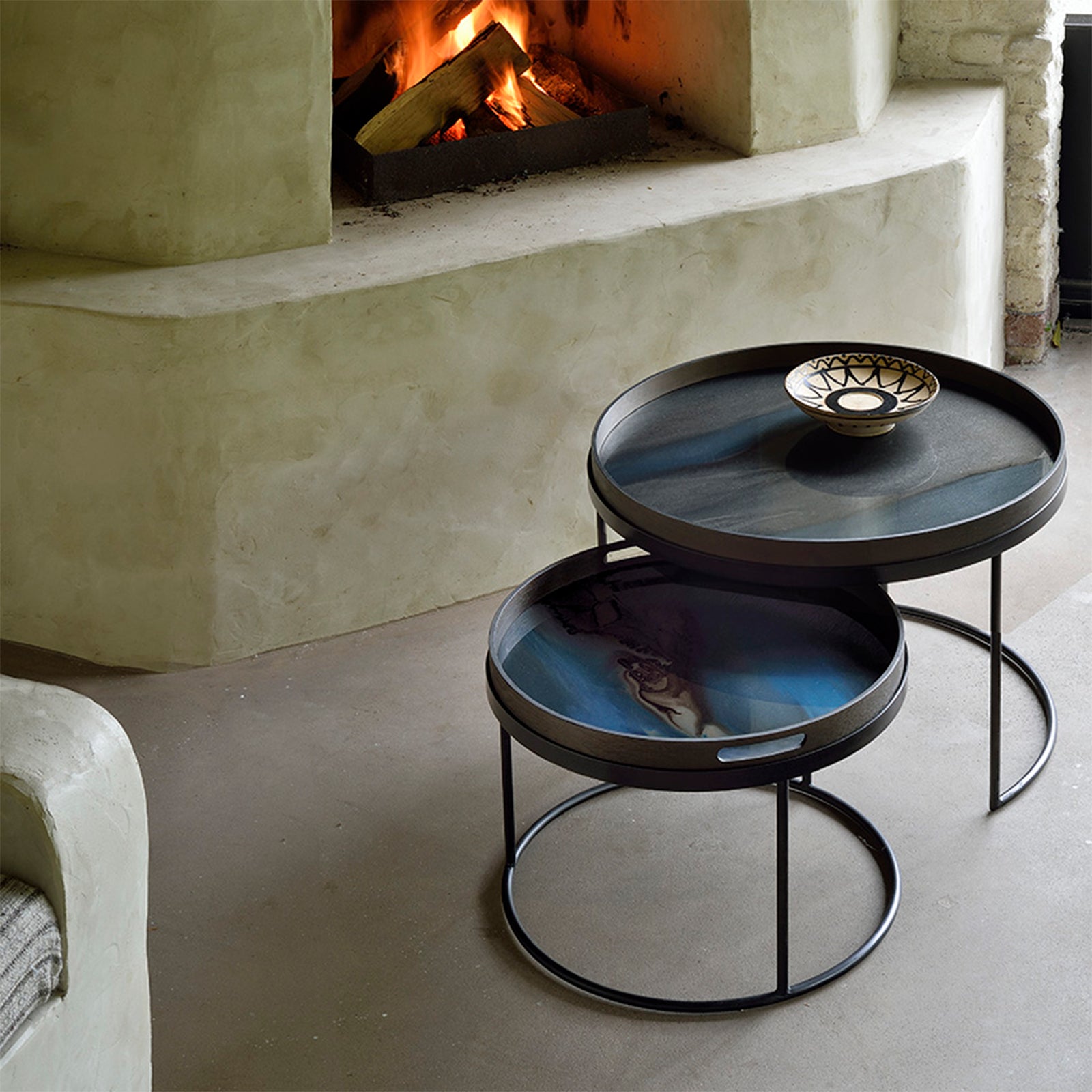 Tray Coffee Round Table Set | Small/Large (62cm) – Originals Furniture