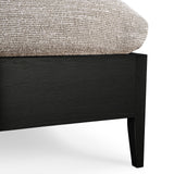 Spindle bed frame in black oak - Originals Furniture Singapore