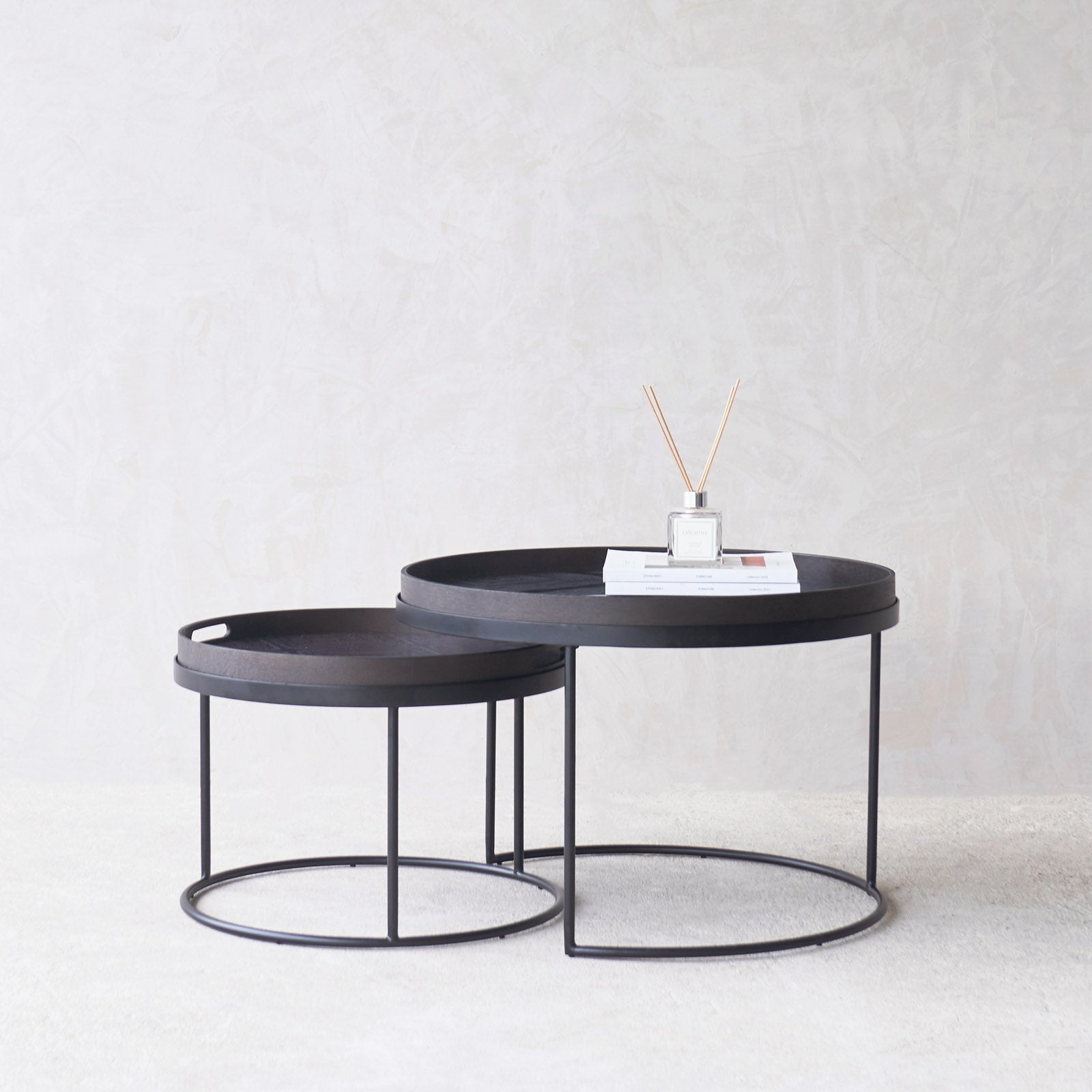 Tray Coffee Round Table Set | Small/Large (62cm) – Originals Furniture