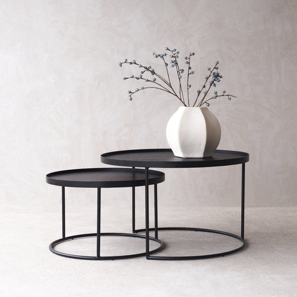 Tray Coffee Round Table Set | Small/Large (62cm) – Originals Furniture